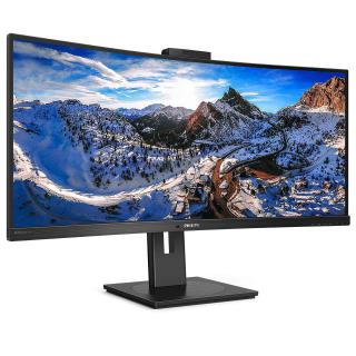 Monitor 346P1CRH 34 cale VA Curved HDMI DP USB-C Kamera