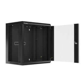 Szafa instalacyjna RACK wisząca 19 cali 12U 450 czarna