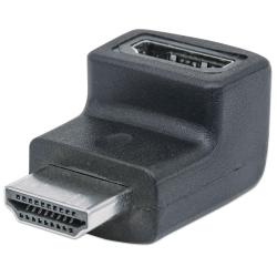 Adapter kątowy Manhattan HDMI Górny HDMI-HDMI M/F 4K60Hz