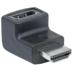 Adapter kątowy Manhattan HDMI Górny HDMI-HDMI M/F 4K60Hz