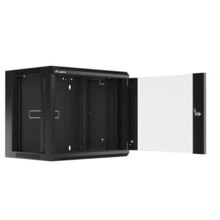 Szafa instalacyjna RACK wisząca 19 cali 9U 450 CZARNA SZYBKI MONTAŻ