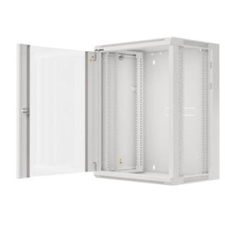 Szafa instalacyjna RACK wisząca 19 cali 15U 450 szara