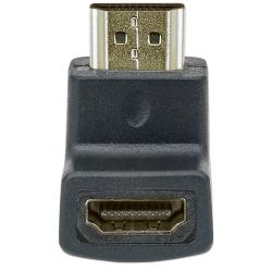 Adapter kątowy Manhattan HDMI Dolny HDMI-HDMI M/F 4K60Hz