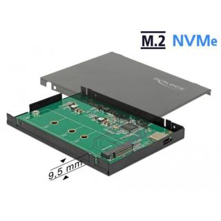 Obudowa zewnętrzna SSD M.2 NVME USB-C 3.1 Gen 2 czarny slim