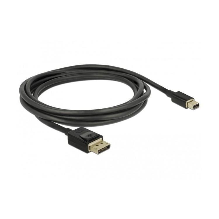 Kabel Displayport Mini - Displayport 2m M/M v1.4 8K czarny