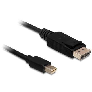 Kabel Displayport Mini - Displayport 5m v1.2 4K czarny gold