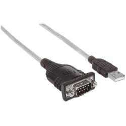 Kabel adapter Manhattan USB/COM RS232 0,45m