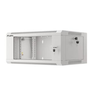 Szafa instalacyjna RACK wisząca 19 cali 4U 450 szara WFFA-5404-10S