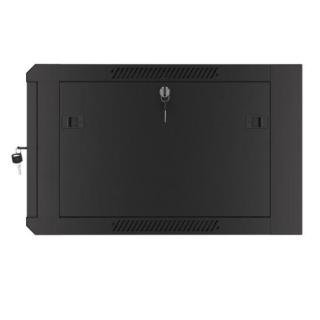 Szafa instalacyjna RACK wisząca 19 cali 6U 600 czarna WFFA-5606-10B