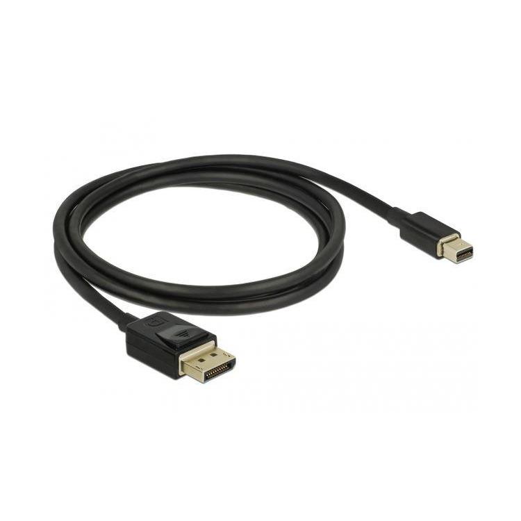 Kabel Displayport Mini - Displayport 1m v1.4 8K czarny