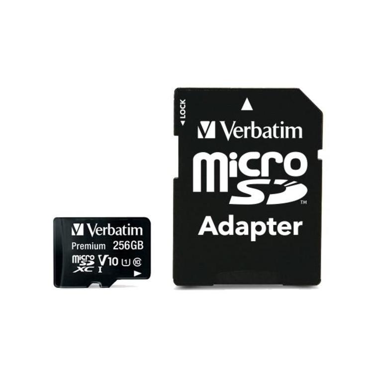 Micro SDXC 256GB class 10 UHS-1 + Adapter SD