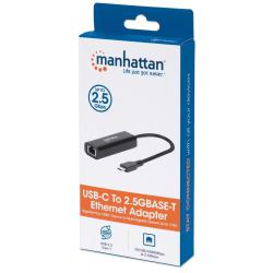 Kabel - adapter Manhattan USB-C / RJ45 2.5Base-T Ethernet