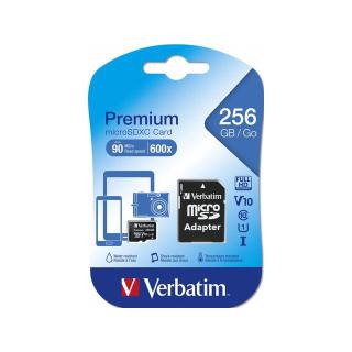 Micro SDXC 256GB class 10 UHS-1 + Adapter SD