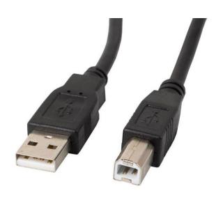 Kabel USB-A(M)- USB-B(M) 2.0 1M CZARNY