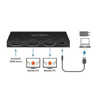 Splitter 1 do 2x HDMI 2.0b 4K