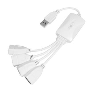 Hub 4xUSB 2.0 Biały