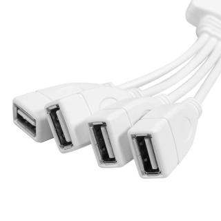 Hub 4xUSB 2.0 Biały