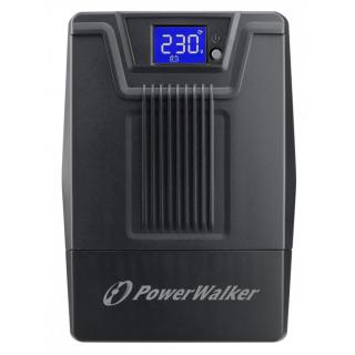 Zasilacz awaryjny UPS POWERWALKER LINE-INTERACTIVE 600VA SCL 2X PL 230V RJ11/45 IN/OUT, USB, LCD