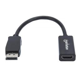 Kabel adapter Manhattan DisplayPort / HDMI M/F FullHD 1080p 0,15m