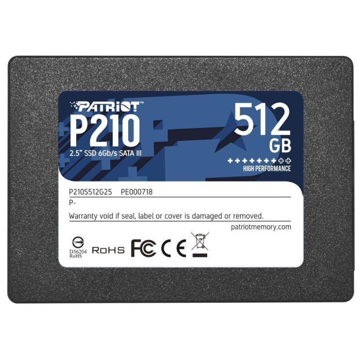 Dysk SSD 512GB P210 520/430 MB/s SATA III 2.5