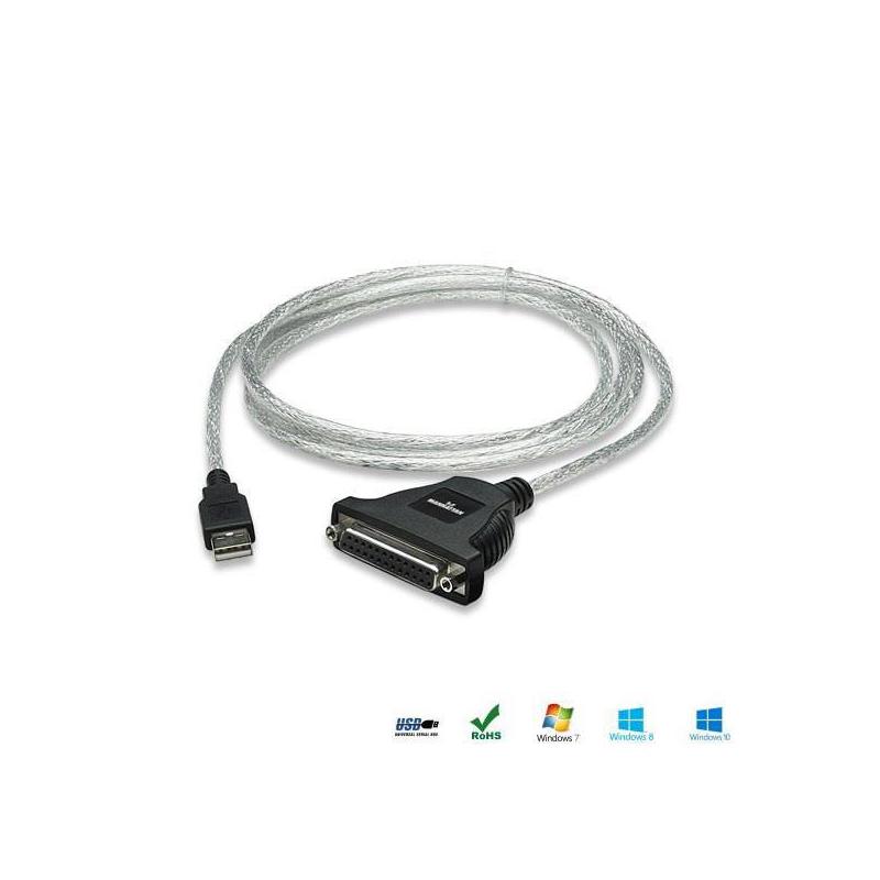 Kabel adapter Manhattan USB/DB25 1,8m