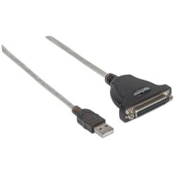 Kabel adapter Manhattan USB/DB25 1,8m