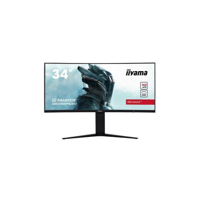 Monitor 34 cale GB3466WQSU-B1 VA,UWQHD,144HZ,1MS,1500R,HDMI/DPx2,USB 3.0