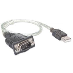 Kabel adapter Manhattan USB/COM RS232 0,45m