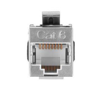 Łącznik keystone gniazd RJ45-RJ45 FTP kat.6