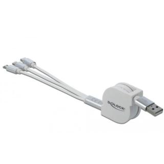 Kabel 3IN1 USB-A(M)- LIGHTNING(M)+MICRO-B(M)+USB-C(M) 2.0