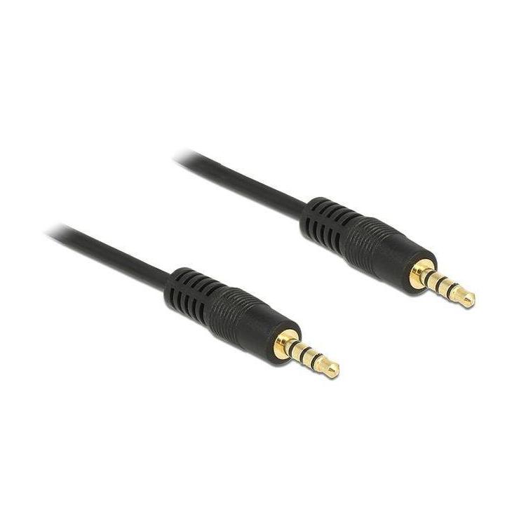 Kabel audio minijack 3.5mm M/M 4 PIN 2m