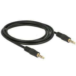 Kabel audio minijack 3.5mm M/M 4 PIN 2m