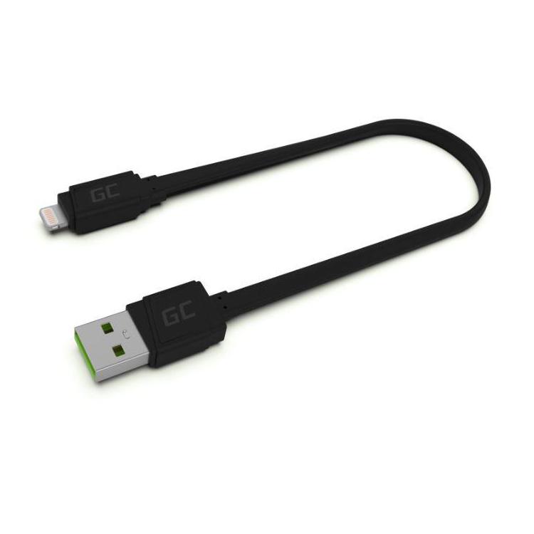 Kabel GCmatte USB - Lightning 25 cm, płaski