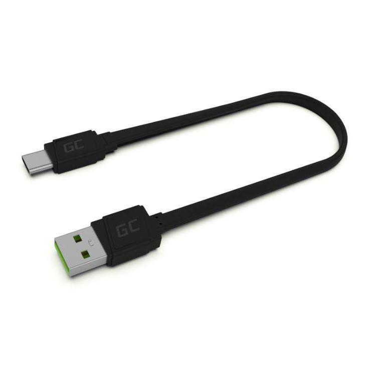 Kabel GCmatte USB - USB-C 25 cm, płaski