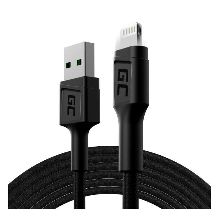 Kabel GC Ray USB - Lightning 200 cm, podświetlenie LED