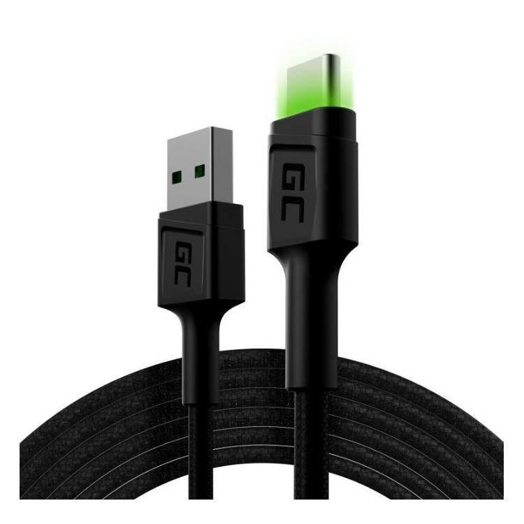 Kabel GC Ray USB-USB-C 200cm, podświetlenie LED