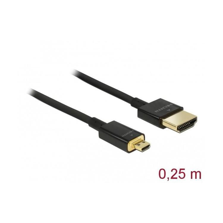 Kabel HDMI(M)-HD MI MICRO(M) 0.25M