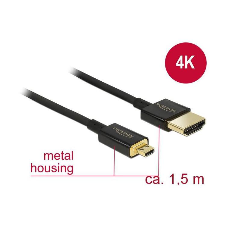 Kabel HDMI(M)-HD MI MICRO(M) 1.5M 4