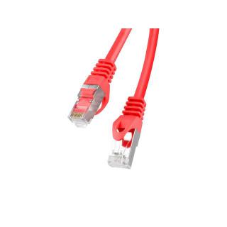 Patchcord KAT5e 0.5M FTP czerwony PCF5-10CC-0050-R