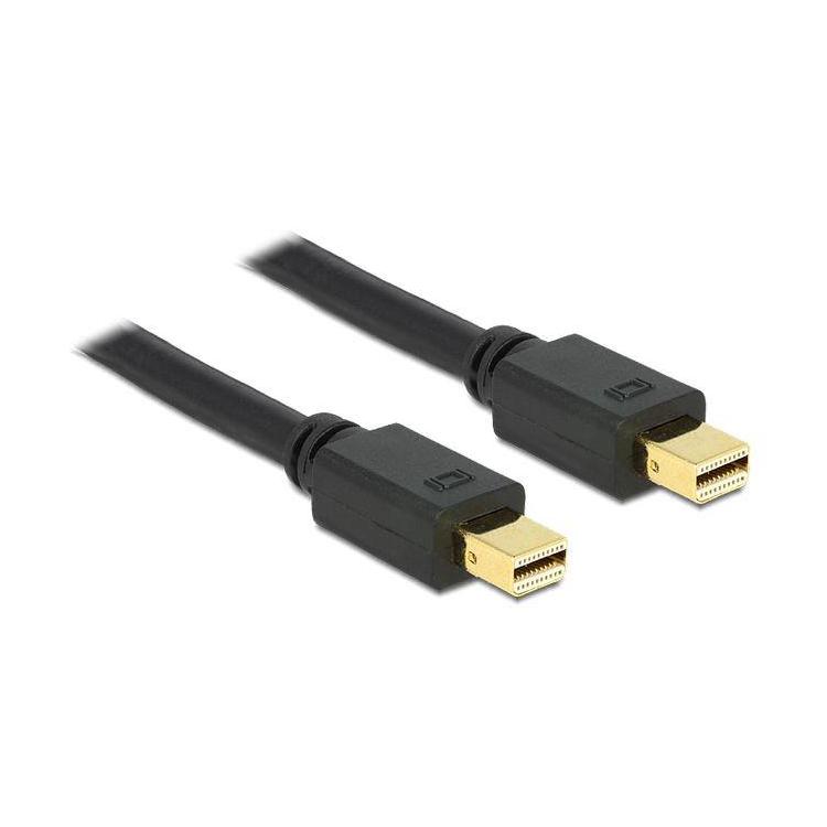 Kabel displayport MINI M/M 20 PIN V1.2 0.5M 4K czarny