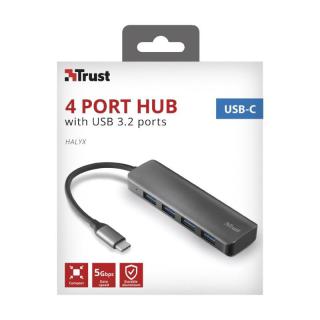 Hub 4 portowy HALYX USB C USB3.2