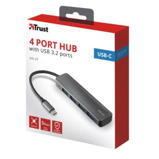 Hub 4 portowy HALYX USB C USB3.2