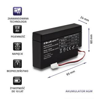 Akumulator AGM | 12V | 0.8Ah | max.12A