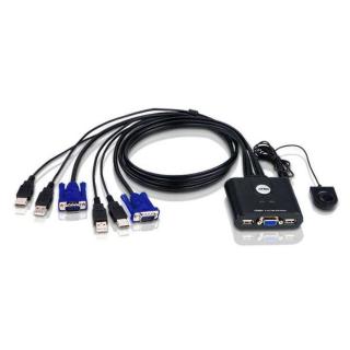 2-portowy przełącznik-przewód 2-Port USB VGA Cable Switch...