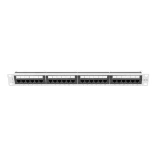 Patchpanel 24 port 1U KAT6A PPUA-1024-S Szary