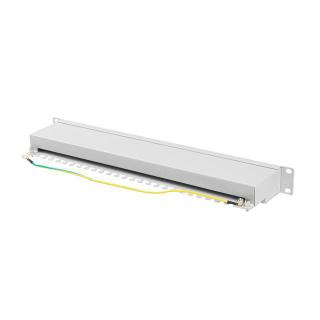 Patchpanel 24 port 1U KAT6A EK. PPSA-1024-S Szary