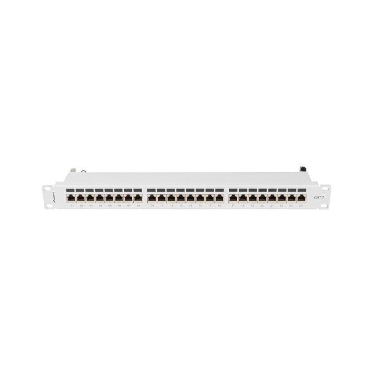 Patchpanel 24 port 1U KAT7 EK. PPS7-1024-S Szary