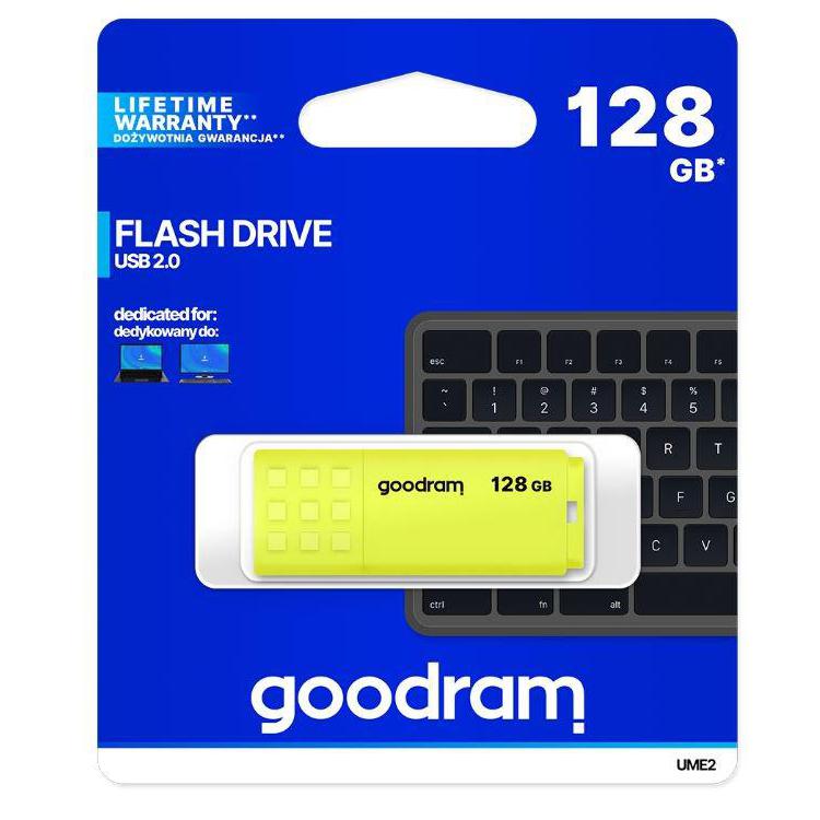 Pendrive UME2 128GB USB 2.0 żółty