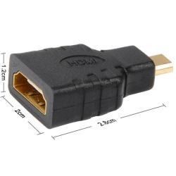 Adapter Techly HDMI A Żeński / HDMI D Micro Męski