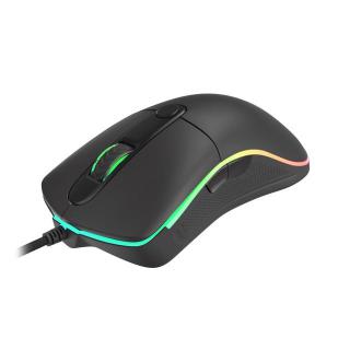 Mysz Genesis Krypton 510 8000 DPI podświetlenie RGB dla graczy Czarna